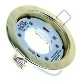 Светильник встраиваемый ECOLA FG53H4ECB GX53 H4 106*38мм, gold
