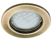 Светильник встраиваемый ECOLA FG1611EFY MR16 DL90 GU5.3 30*80мм, gold