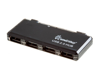 Концентратор-HUB SMARTBUY SBHA-6110-K 4-USB, black
